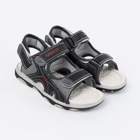 Berniukiški juodi sandalai laisvalaikiui (POL86297)