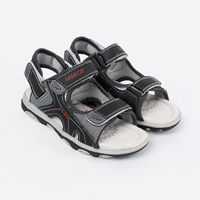Berniukiški juodi sandalai laisvalaikiui (POL86297)