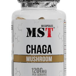 Čaga grybo kapsulės imuninei sistemai MST 1200 mg 60 vnt.