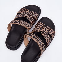 Moterynės leopardinės šlepetės su lipdukais Vinceza (BSB37612)