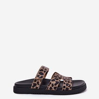 Moterynės leopardinės šlepetės su lipdukais Vinceza (BSB37612)