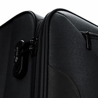 Vidutinio minkštumo lagaminas M Solier juodas (MRL57031)