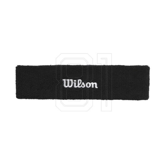 Juoda sportinė galvos juosta Wilson