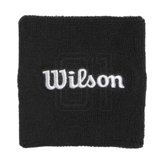 Juodos sportinės riešinės Wilson, 2 vnt.