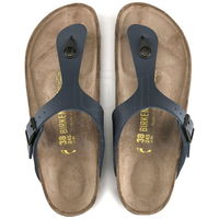Vyriškos mėlynos ortopedinės šlepetės Birkenstock Gizeh