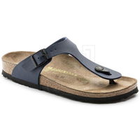 Vyriškos mėlynos ortopedinės šlepetės Birkenstock Gizeh
