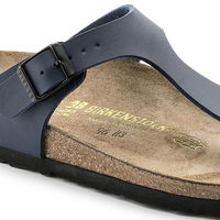 Vyriškos mėlynos ortopedinės šlepetės Birkenstock Gizeh