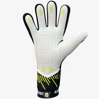 Vartininko pirštinės juodos su neoninėmis detalėmis 4Keepers