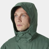 Vyriška tamsiai žalia neperšlampama striukė Helly Hansen