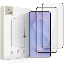 Grūdinto stiklo apsauga Samsung Galaxy S25 Edge, 2 vnt, skaidri