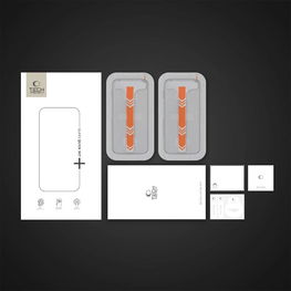 Grūdinto stiklo apsaugos iPhone 16 Pro Max, 2 vnt.,