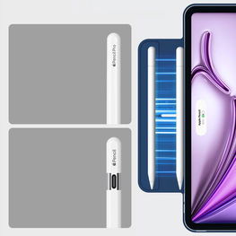 Mėlynas magnetinis iPad dėklas su pieštuko laikikliu ESR