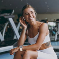 Pilkas nailoninis dirželis Apple Watch 40–42 mm laikrodžiui