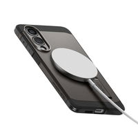 Apsauginis pilkas juodas dėklas Samsung Galaxy S25 Edge su MagSafe