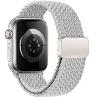Pilkas nailoninis dirželis Apple Watch 44–49 mm laikrodžiui