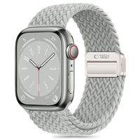 Pilkas nailoninis dirželis Apple Watch 44–49 mm laikrodžiui