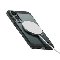 Tvirtas žalias dėklas su MagSafe Samsung Galaxy S25 Edge