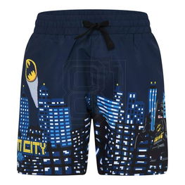 Vaikiški tamsiai mėlyni maudymosi šortai su Batman Lego Wear