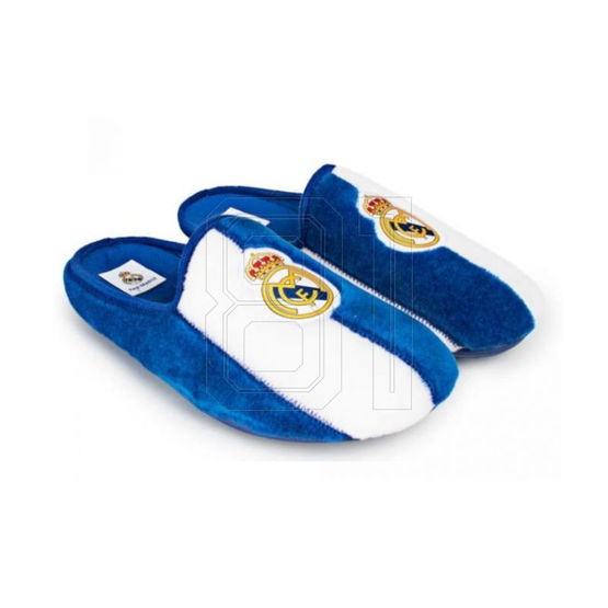 Vyriškos mėlynos šlepetės namams su logotipu Real Madrid (SW1523748)