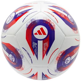 Futbolo kamuolys treniruotėms baltas su raudonais akcentais Adidas