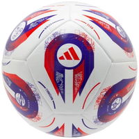 Futbolo kamuolys treniruotėms baltas su raudonais akcentais Adidas