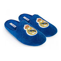 Vyriškos mėlynos šlepetės namams su Real Madrid emblema (SW1523746)