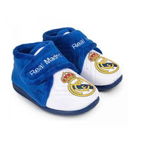 Vaikiški mėlyni šlepetės su lipuku Real Madrid gerbėjams (SW1523742)