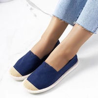 Moteriškos tamsiai mėlynos drobinės espadrilės vasarai Tanner (PHT55155)
