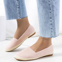 Moteriškos rožinės drobinės espadrilės vasarai Lyndsey (PHT55156)