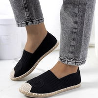 Moteriškos juodos megztos espadrilės vasarai Dean (PHT55130)