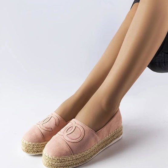 Moteriški rožiniai espadriliai su platforma Beaudry (PHT56776)