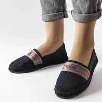 Moteriškos juodos espadrilės vasarai su guma Big Star (PHT57532)