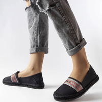 Moteriškos juodos espadrilės vasarai su guma Big Star (PHT57532)