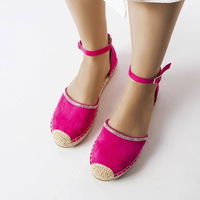 Moteriškos rožinės vasarinės espadrilės su dirželiu Licia (PHT57272)