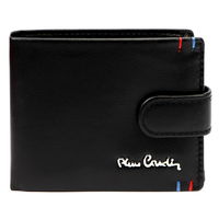 Vyriška juoda odinė piniginė su spaude Pierre Cardin (GG56265)