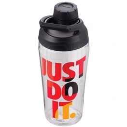 Gertuvė sportui skaidri plastikinė 470 ml su dangteliu Nike