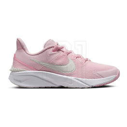 Laisvalaikio batai vaikams rožiniai tekstiliniai bėgimui Nike