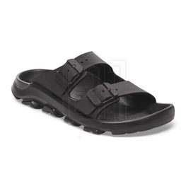 Šlepetės juodos spalvos su reguliuojamais dirželiais laisvalaikiui Birkenstock