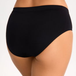 Kelnaitės juodos spalvos bikini tipo iš tamprios medžiagos kasdienai Mirela