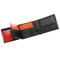 Vyriška juoda odinė piniginė su skyreliais Pierre Cardin (GG56244)