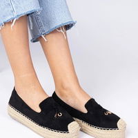 Moteriškos juodos espadrilės su platforma Elviola (PHT63997)