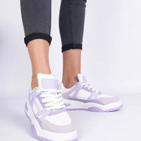 Laisvalaikio batai violetiniai su storais raišteliais Luciana