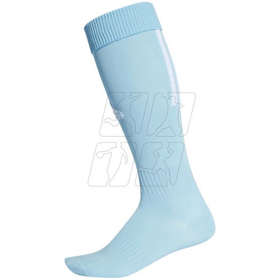 Futbolo šviesiai mėlynos kojinės treniruotėms su paminkštinimu Adidas (SW416779)
