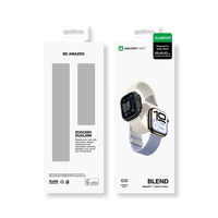 Laikrodžio dirželis Apple Watch 45–49 mm, pynimo, mėlynas/kūno AmazingThing