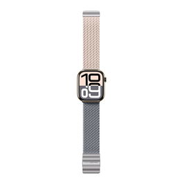 Išmaniojo laikrodžio dirželis Apple Watch 42mm rožinis-pilkas 2 vnt. AmazingThing