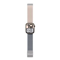 Išmaniojo laikrodžio dirželis Apple Watch 42mm rožinis-pilkas 2 vnt. AmazingThing