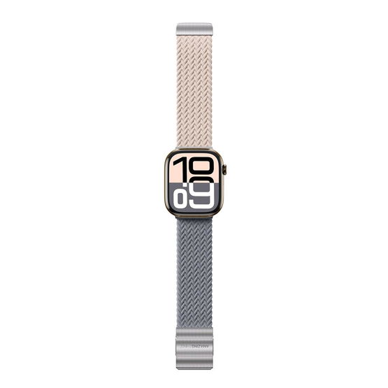 Išmaniojo laikrodžio dirželis Apple Watch 42mm rožinis-pilkas 2 vnt. AmazingThing