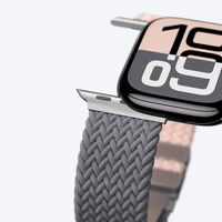 Išmaniojo laikrodžio dirželis Apple Watch 42mm rožinis-pilkas 2 vnt. AmazingThing