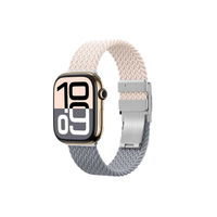 Išmaniojo laikrodžio dirželis Apple Watch 42mm rožinis-pilkas 2 vnt. AmazingThing