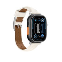 Odinė smėlio spalvos apyrankė Apple Watch 45–49 mm AmazingThing
